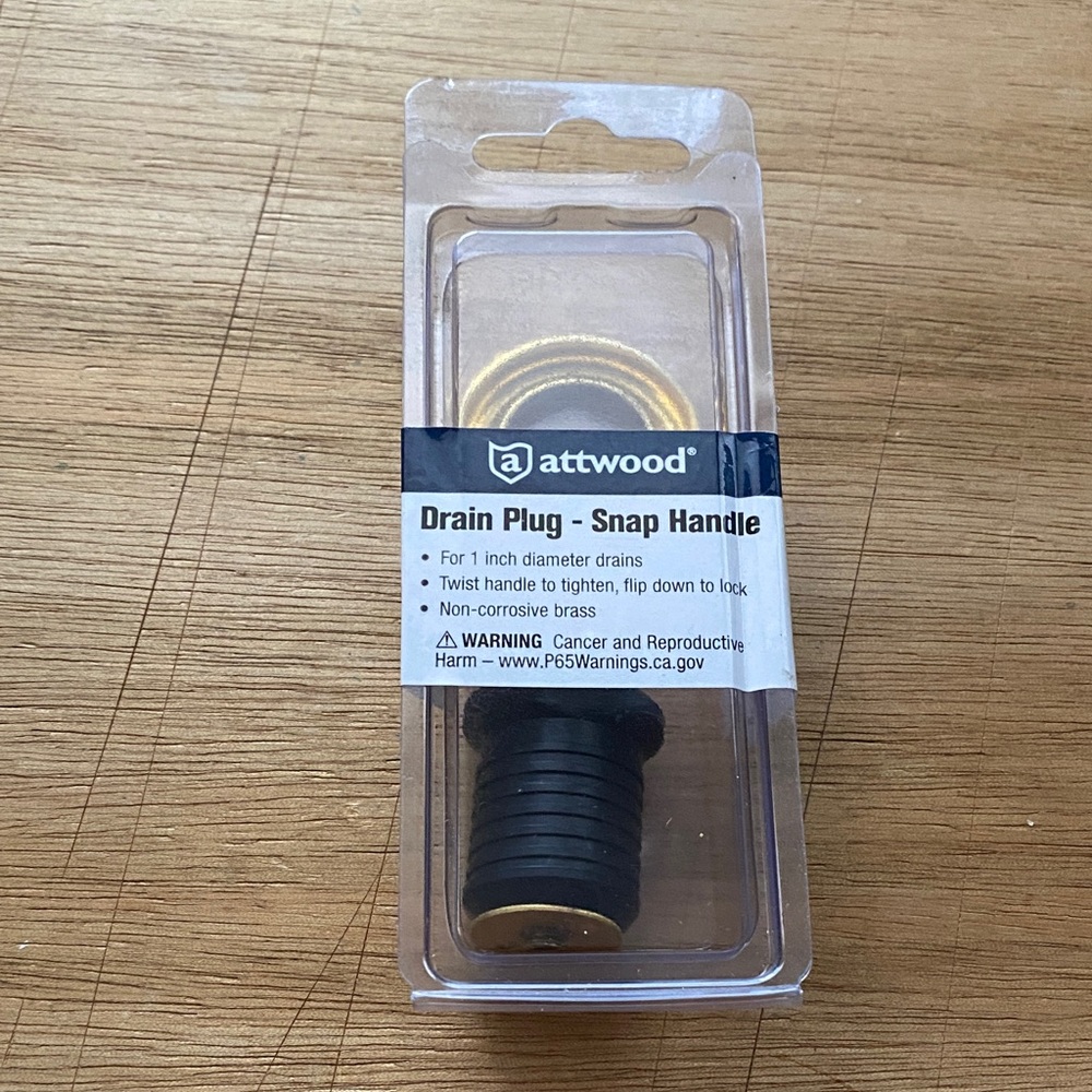 Attwood 7526A7 T-Handle Drain Plug